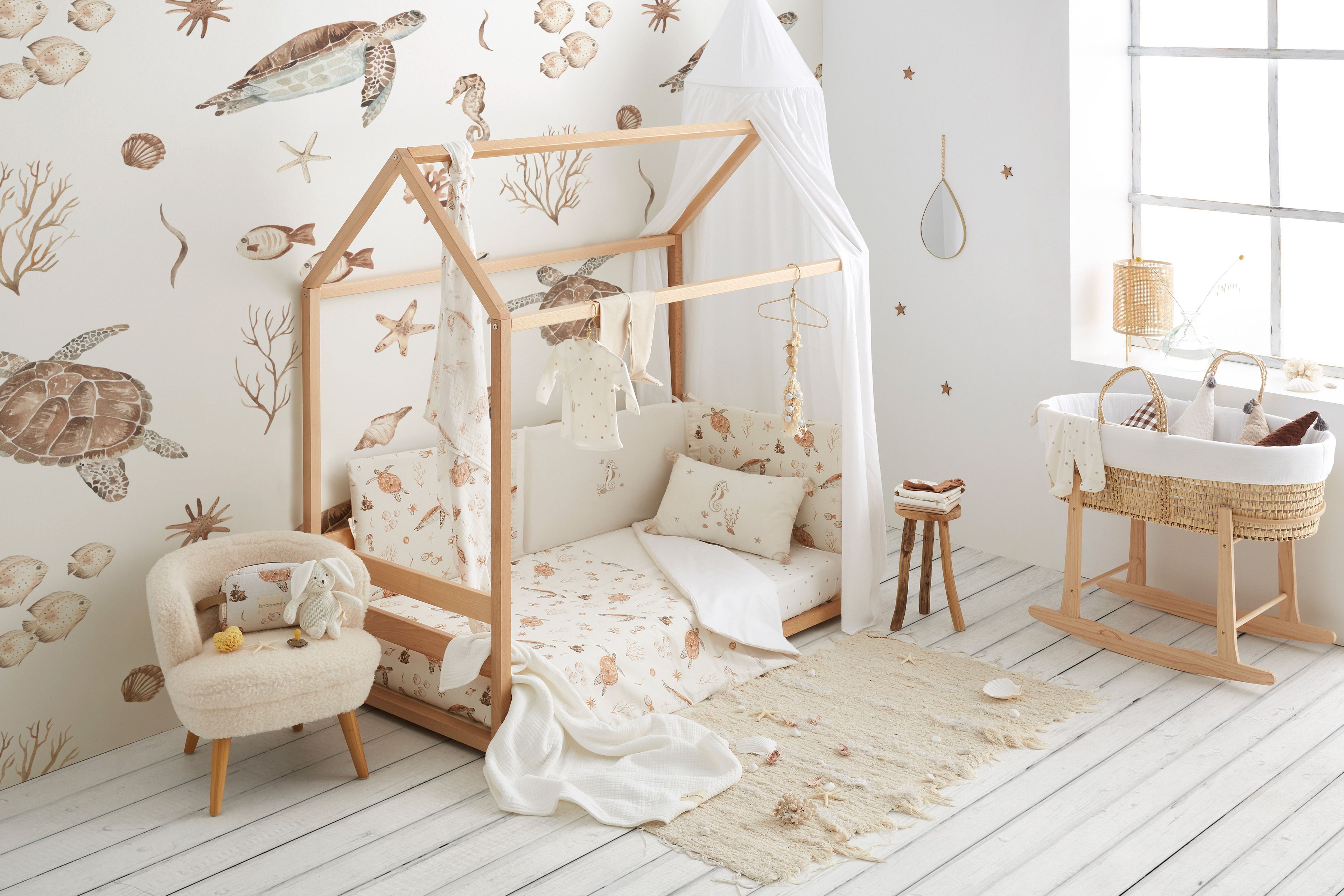 Bimbidreams Set Duvet Ocean Ivory