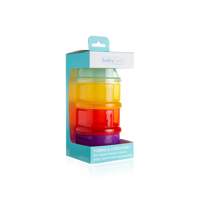 BABYJEM FOOD STORAGE CONTAINERS MIXED COLORS