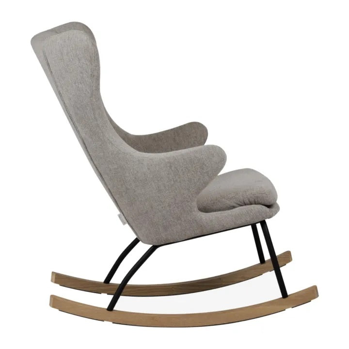 Quax Rocking Chair De Luxe - Adult - Sand Grey