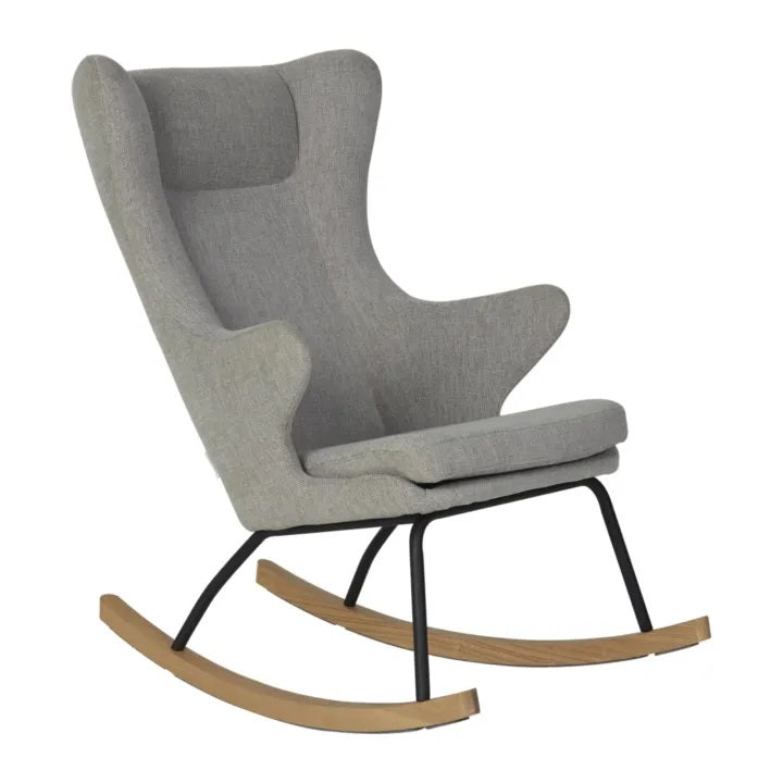 Quax Rocking Chair De Luxe - Adult - Sand Grey