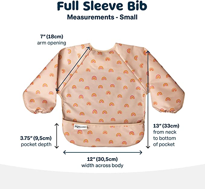 Tiny Twinkle Full Sleeve Bib - Boho Rainbow* Small