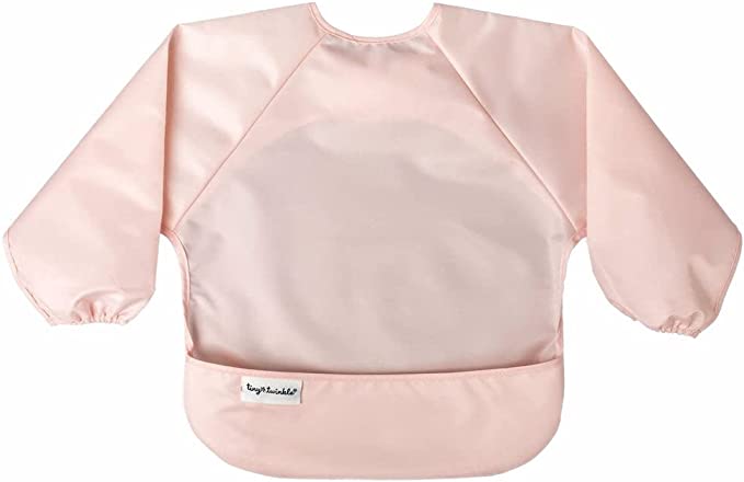 Tiny Twinkle Full Sleeve Bib 2pk - Rose & Burgundy* Small