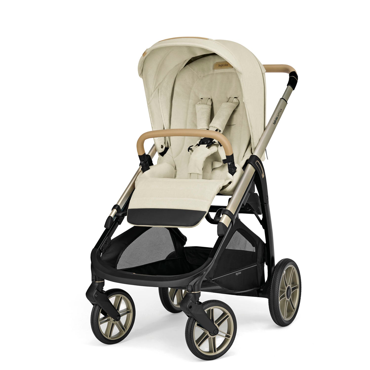 INGLESINA ELEMENT STROLLER DARWIN T 4 IN 1 FULL SET+BAG (PURE ECRU)