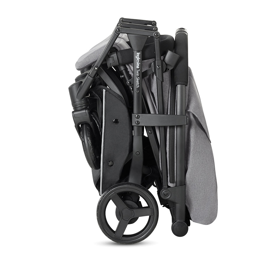 INGLESINA TWIN SKETCH STROLLER NAVY