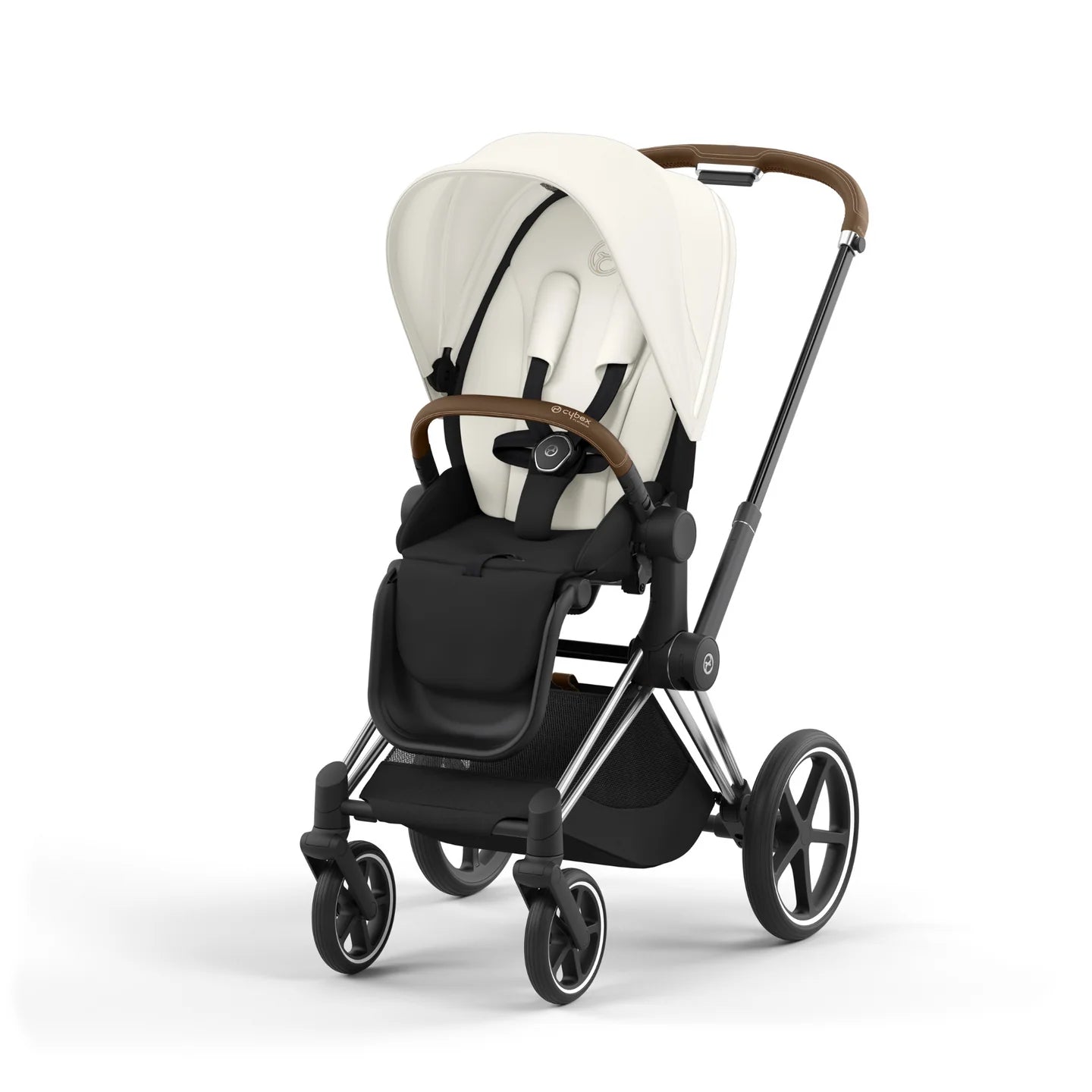Cybex - Priam Chrome Brown Frame with Seat Pack