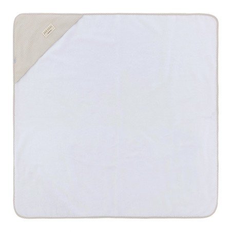 Baby Cotton Towel Cap 100x100cm Vichy Beige