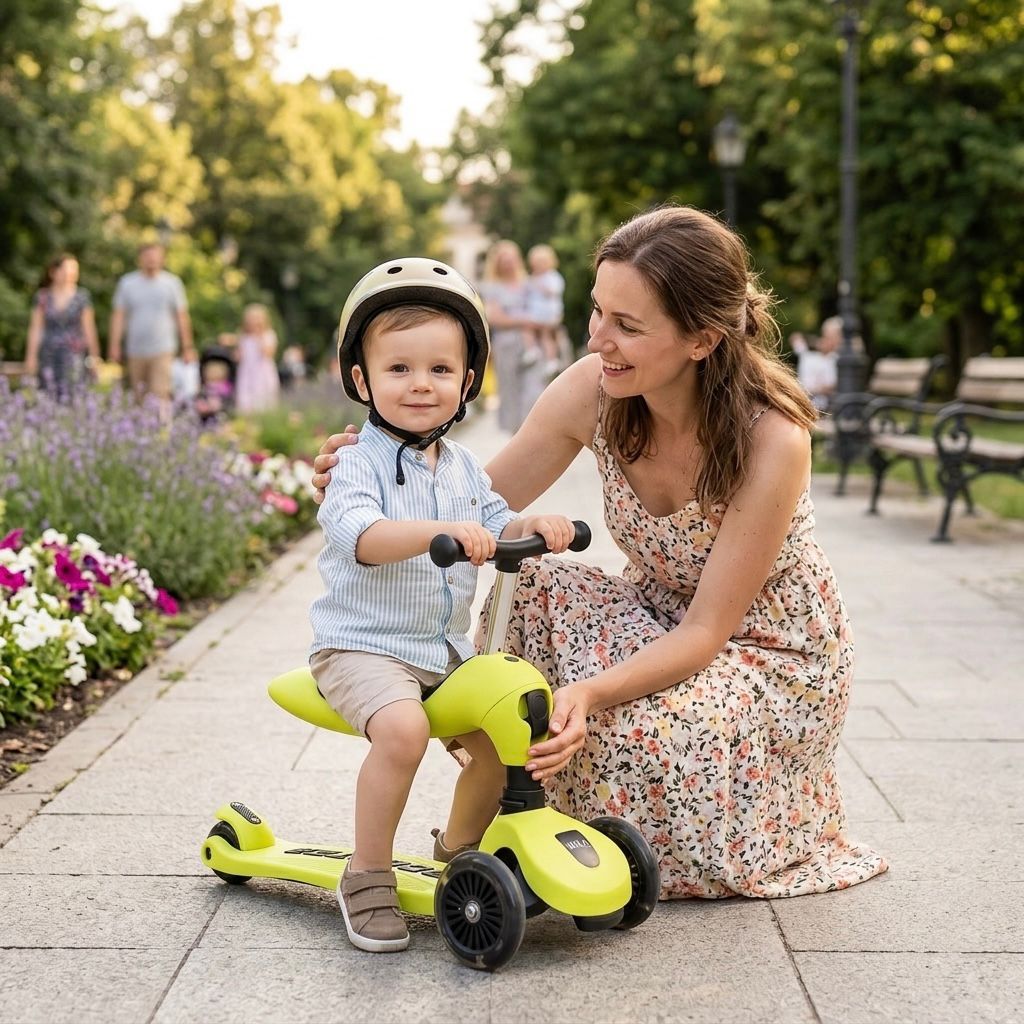 MIILA SCOOTER 2 IN 1 YELLOW