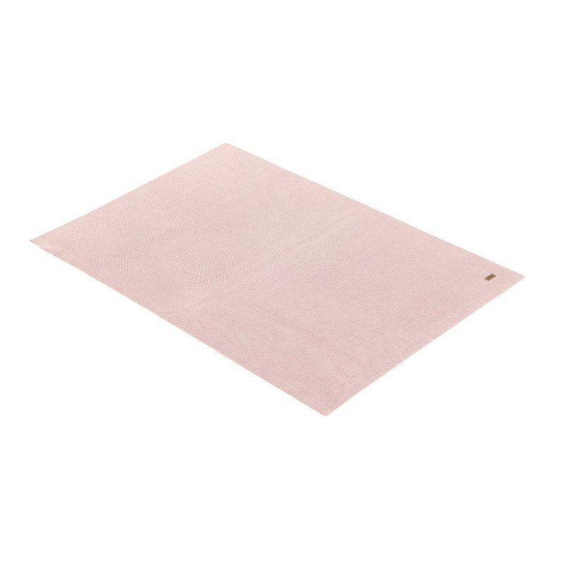 BABY COTTON BAMBOO KNITED BLANKET 80X100X1 CM PLAIN GG5 Pink