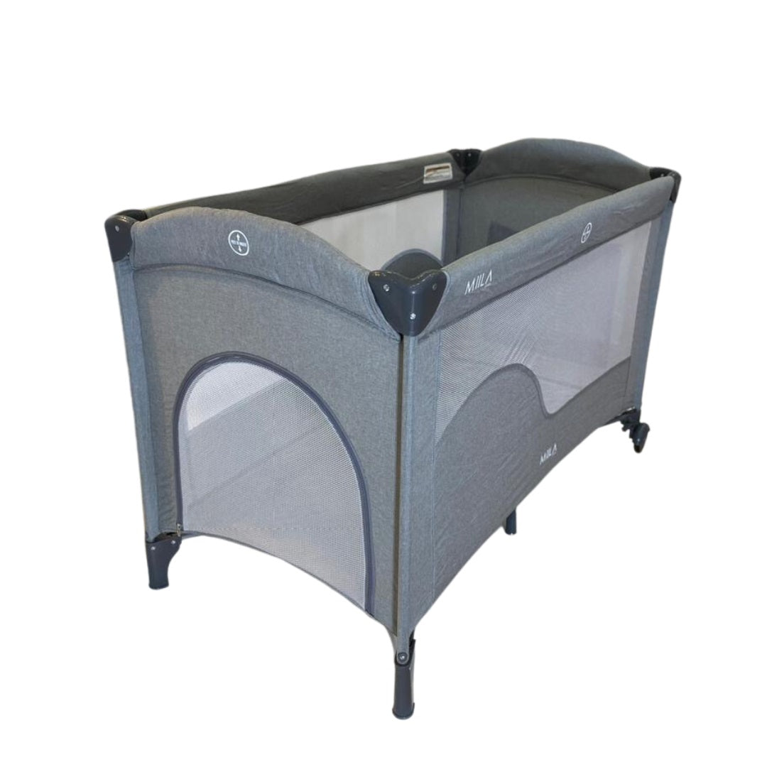 Miila Travel Cot Park Dark Grey