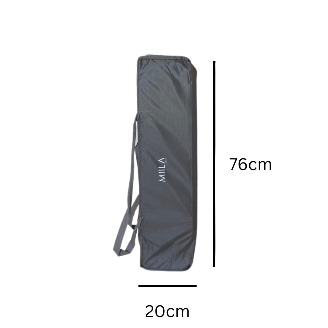 Miila Travel Cot Park Dark Grey