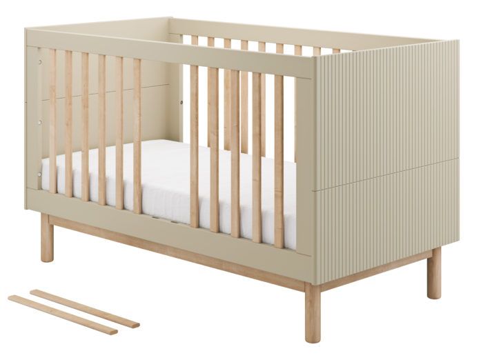 PINIO MILOO CRIB 140X70 BEIGE
