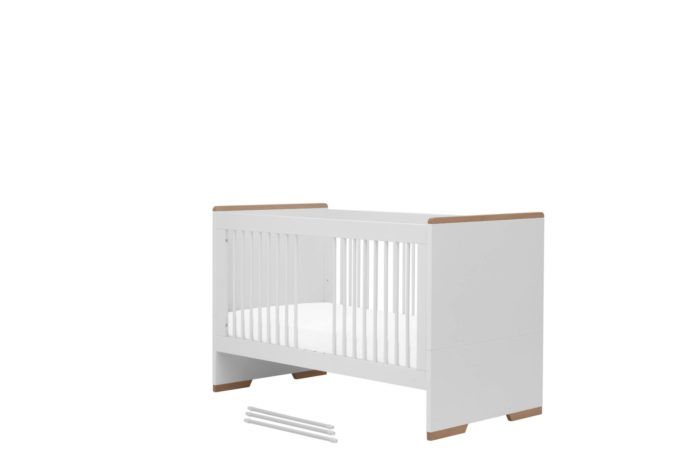 PINIO SNAP CRIB 140x70 CM WHITE