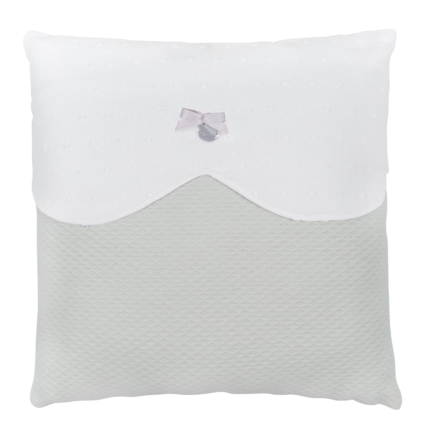 Bimbidreams Embr. Cushion 30X30 Toscana W/Grey