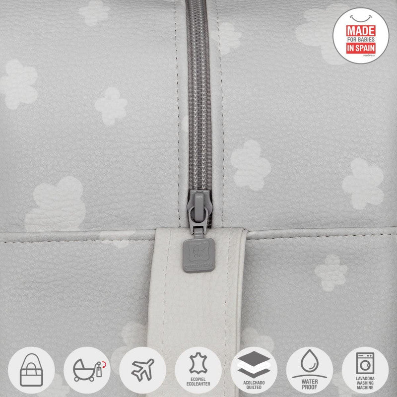 Baby Cotton Maternity Bag Prome - Cloud Grey