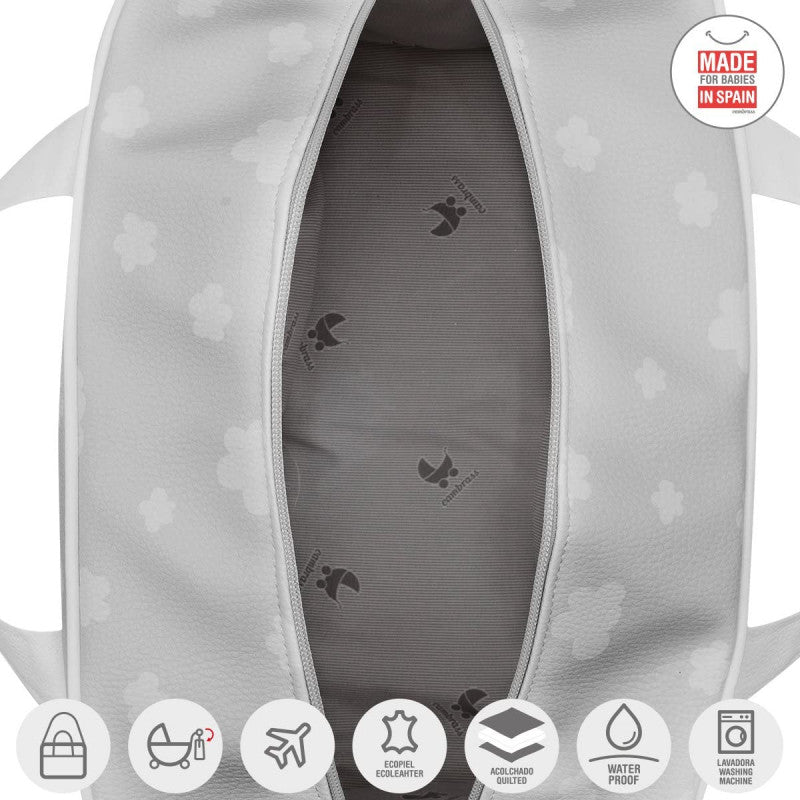 Baby Cotton Maternity Bag Prome - Cloud Grey