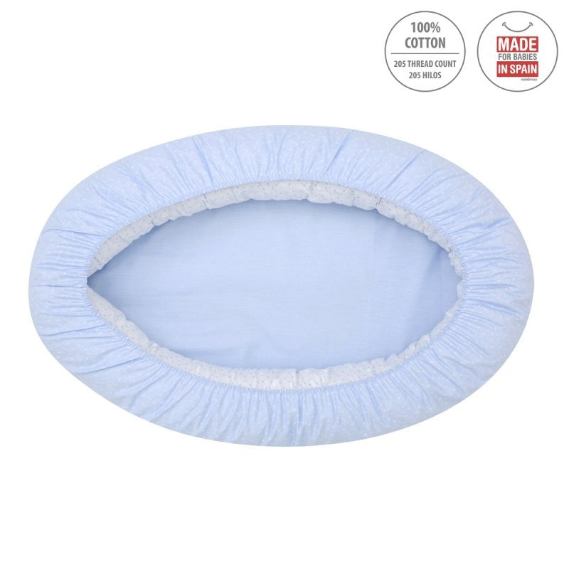 Baby Cotton Bed In Bed - Blue