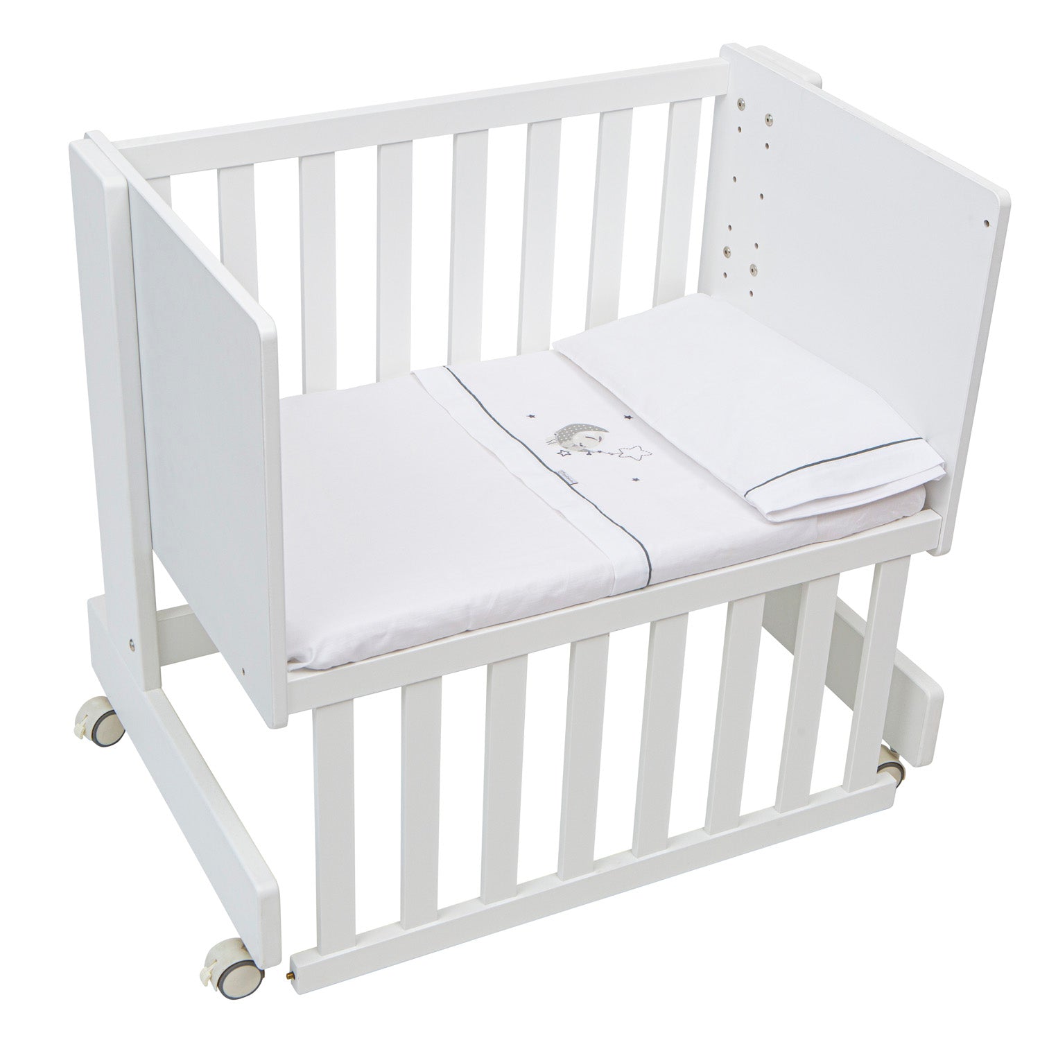 Bimbidreams 3Pcs Cradle Set 50X80 Luna W/Linen