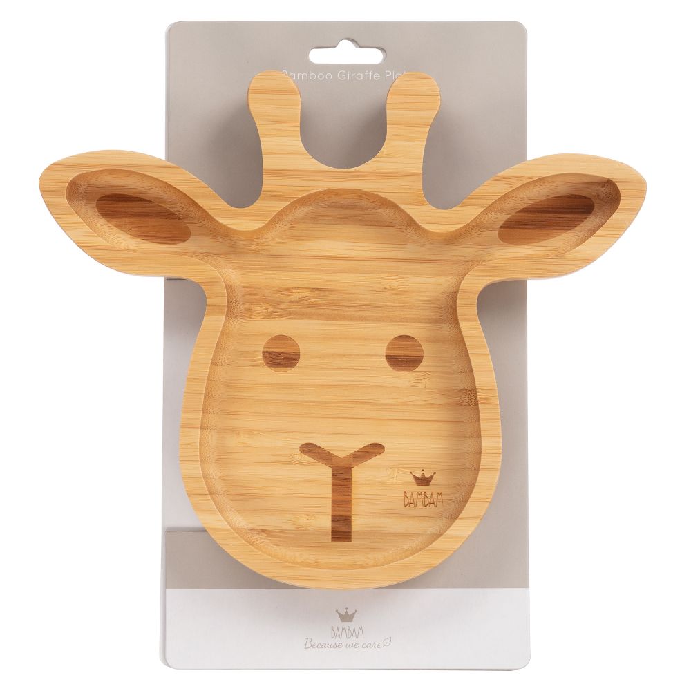 Bambam Bamboo Giraffe Plate