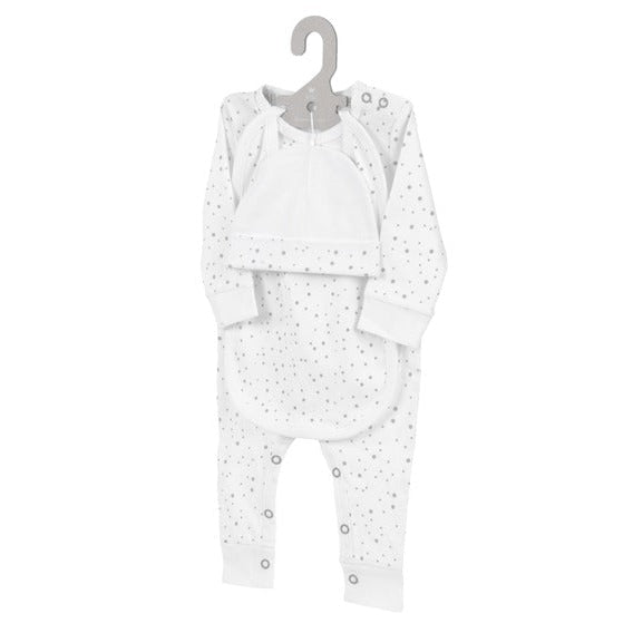 Bambam Sustainable Organic Cotton Babysuit Set (Hat, Bib, Suit)