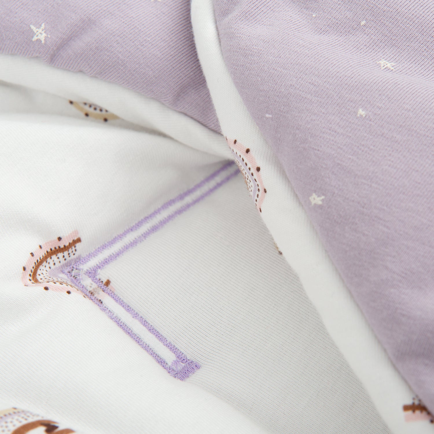 Bimbidreams Footmuff With Hood Happy Days Purple