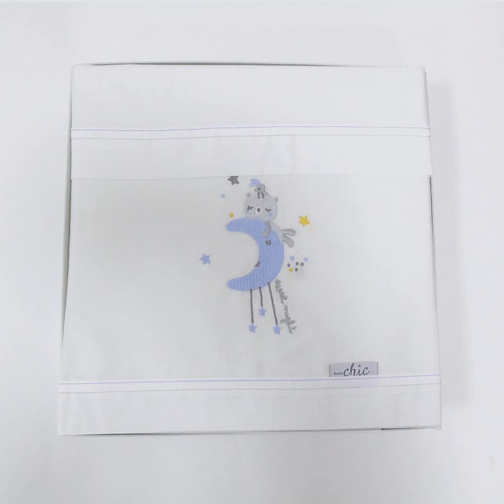 Bimbidreams 3Pcs Cradle Set 50X80 -Sweet Blue Dreams