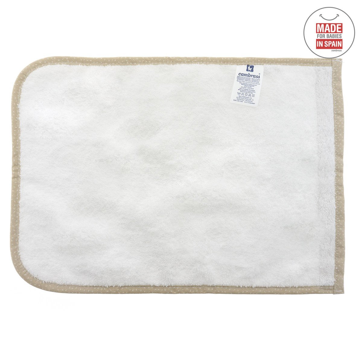 Baby Cotton Set Of 2 Towels - Beige