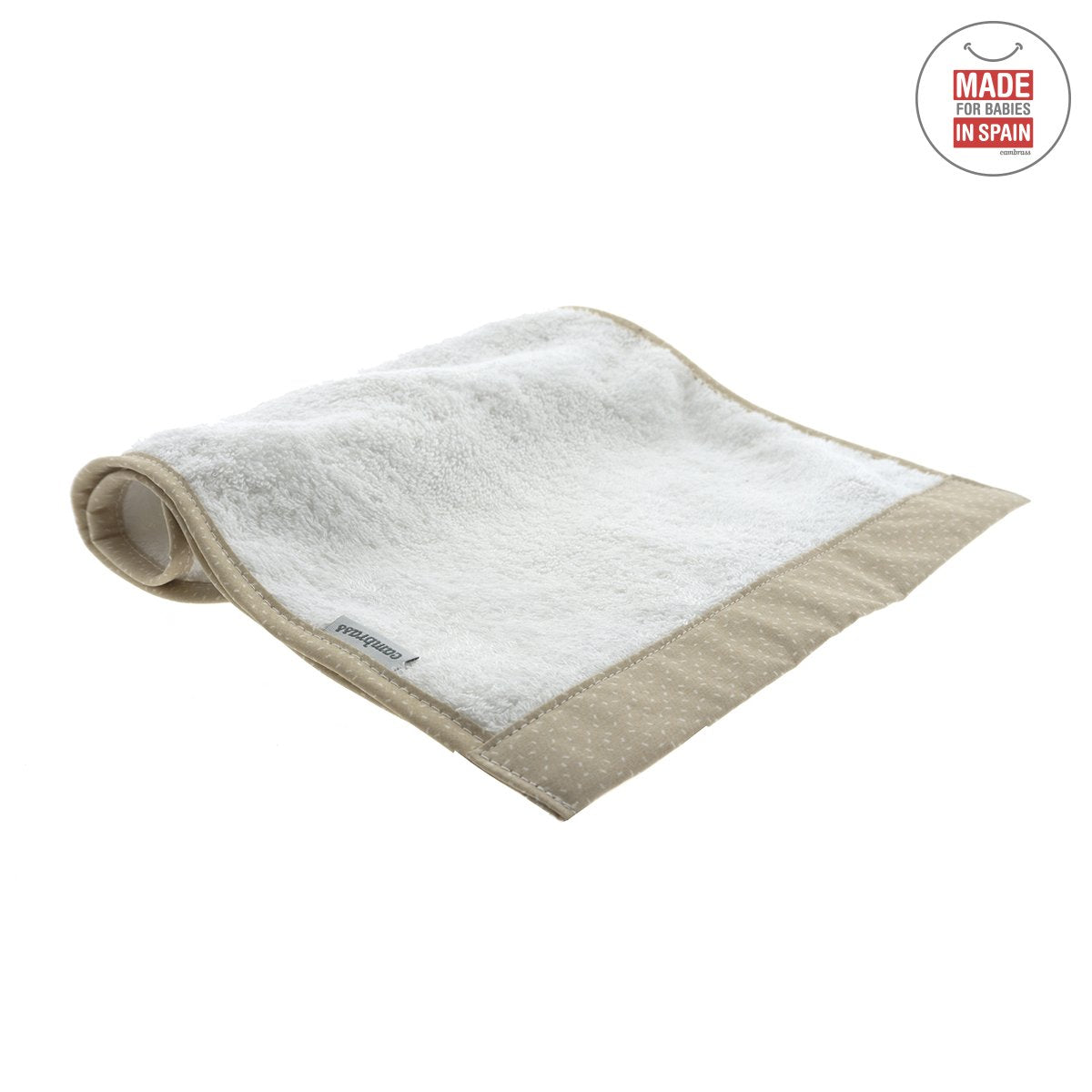 Baby Cotton Set Of 2 Towels - Beige