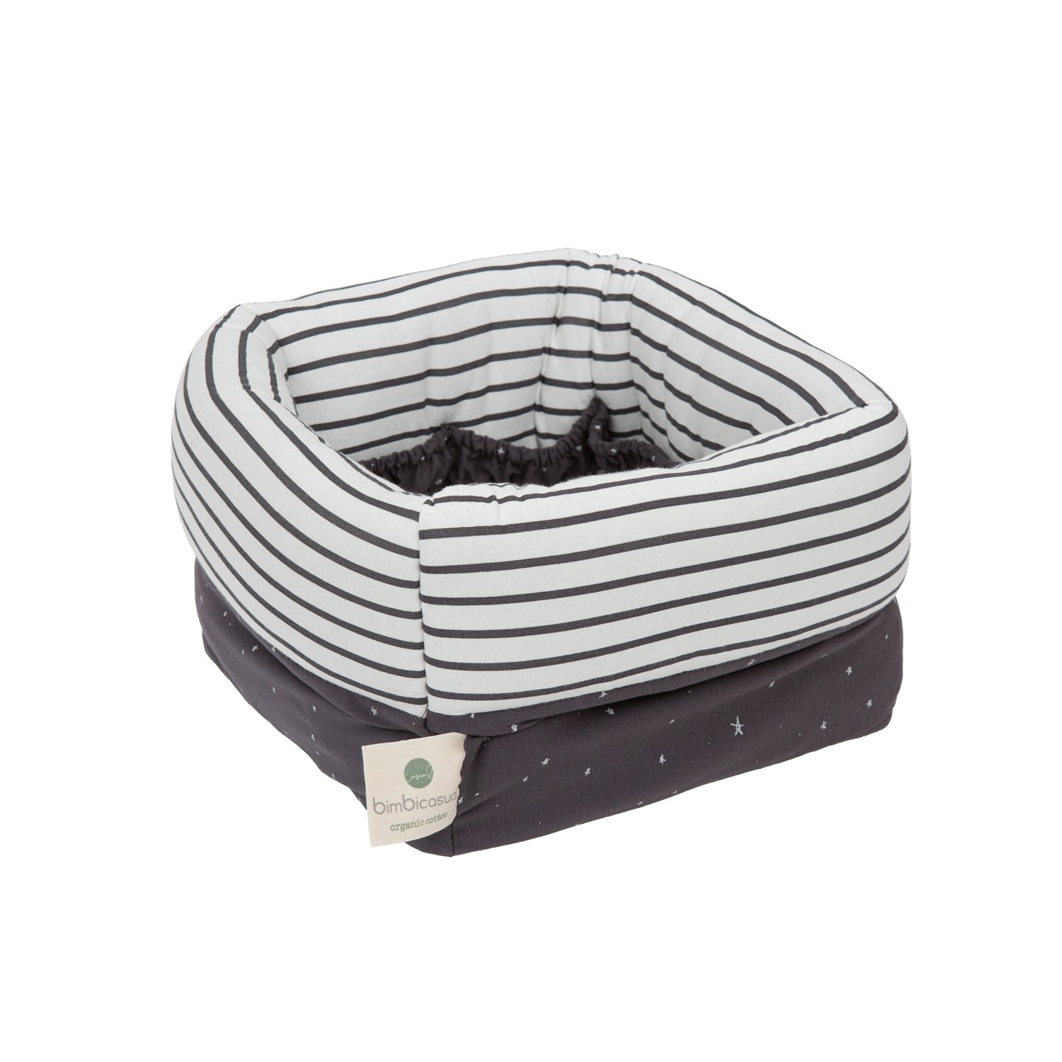 Bimbidreams Squared Bottle Basket Guau 20 W/Grey