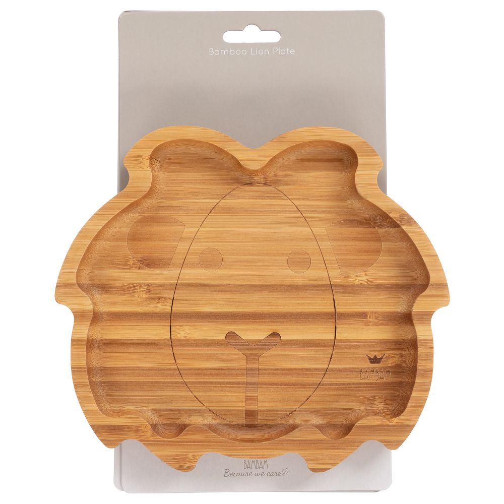 Bambam Bamboo Lion Plate