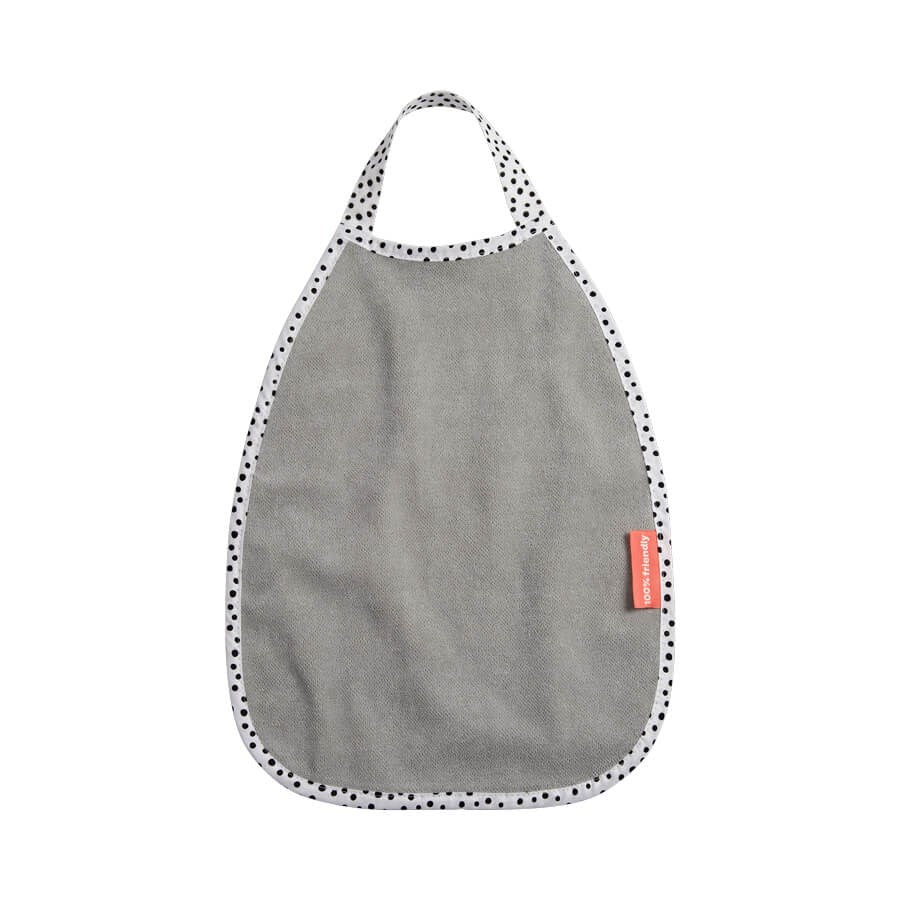 Done By deer Pullover Terry Bib Happy Dots - Grey