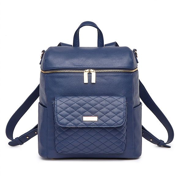 LULI BEBE Monaco Diaper Bag | Navy Blue