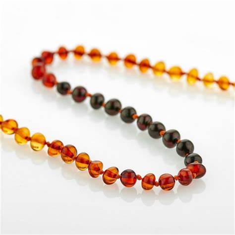 Babyjem Amber Necklace - Rainbow