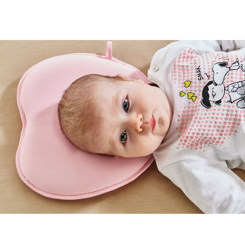 Babyjem Flat Head Prevention Pillow - Pink