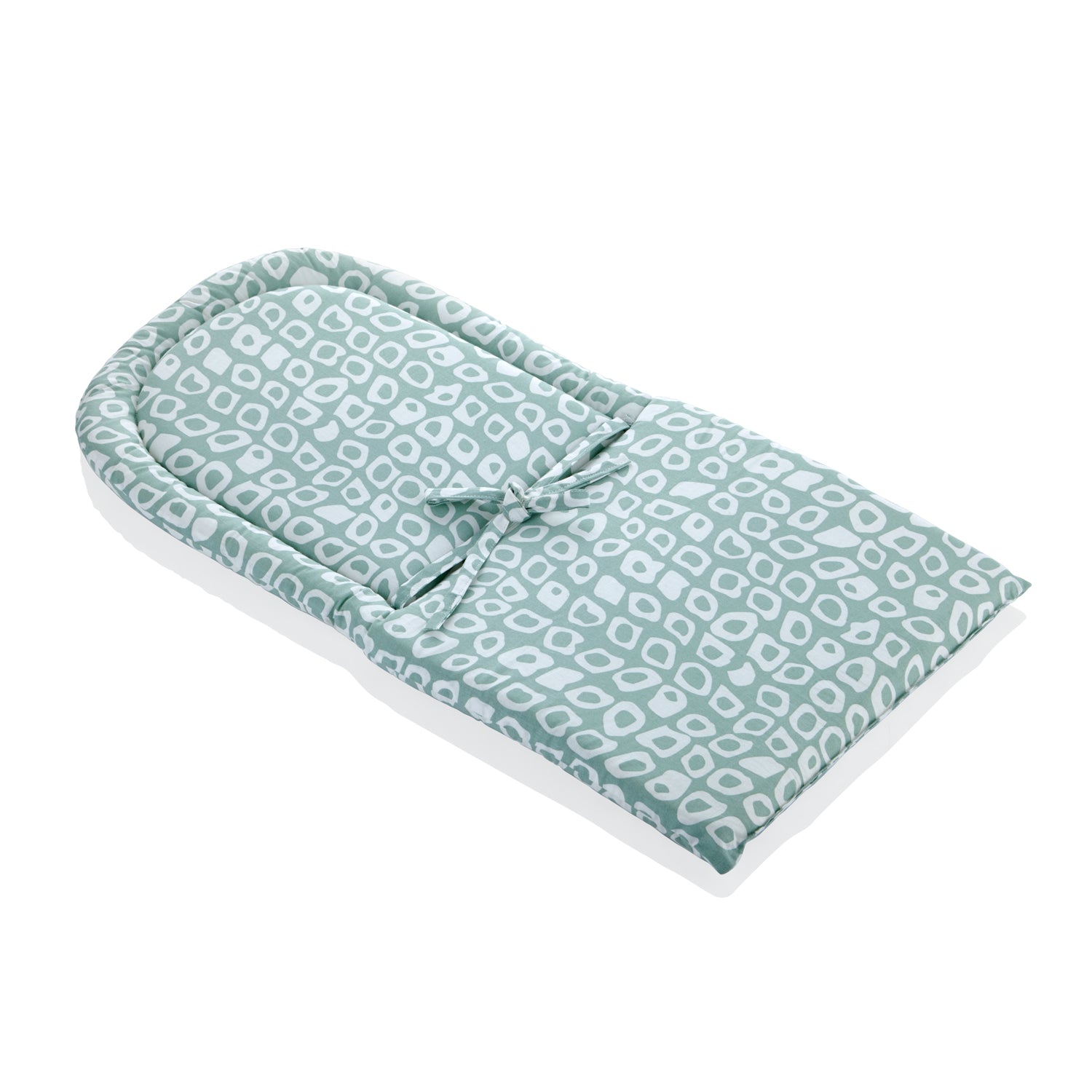 Babyjem High Chair Pad - Green Square Design