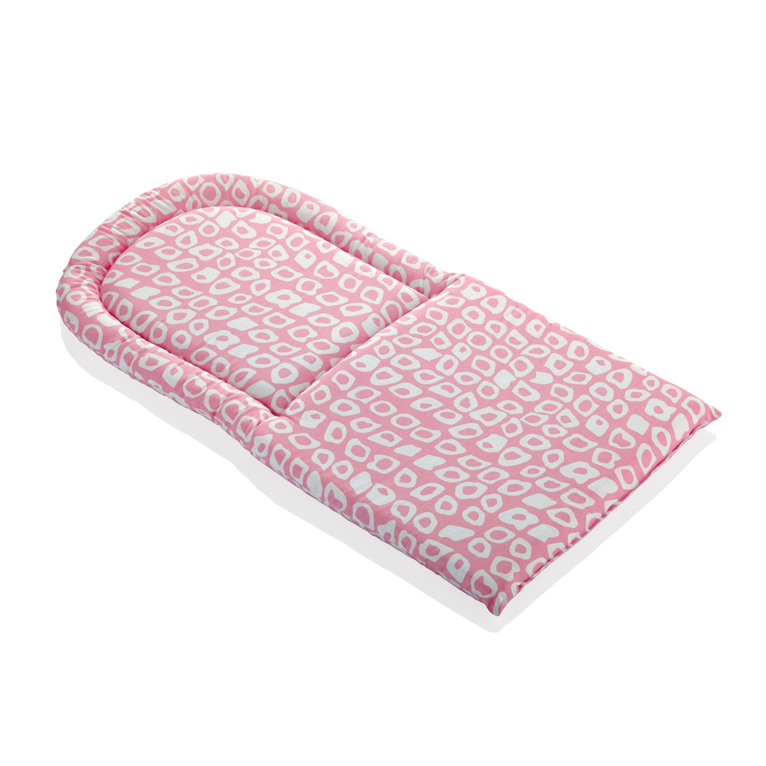 Babyjem High Chair Pad - Pink Square Design