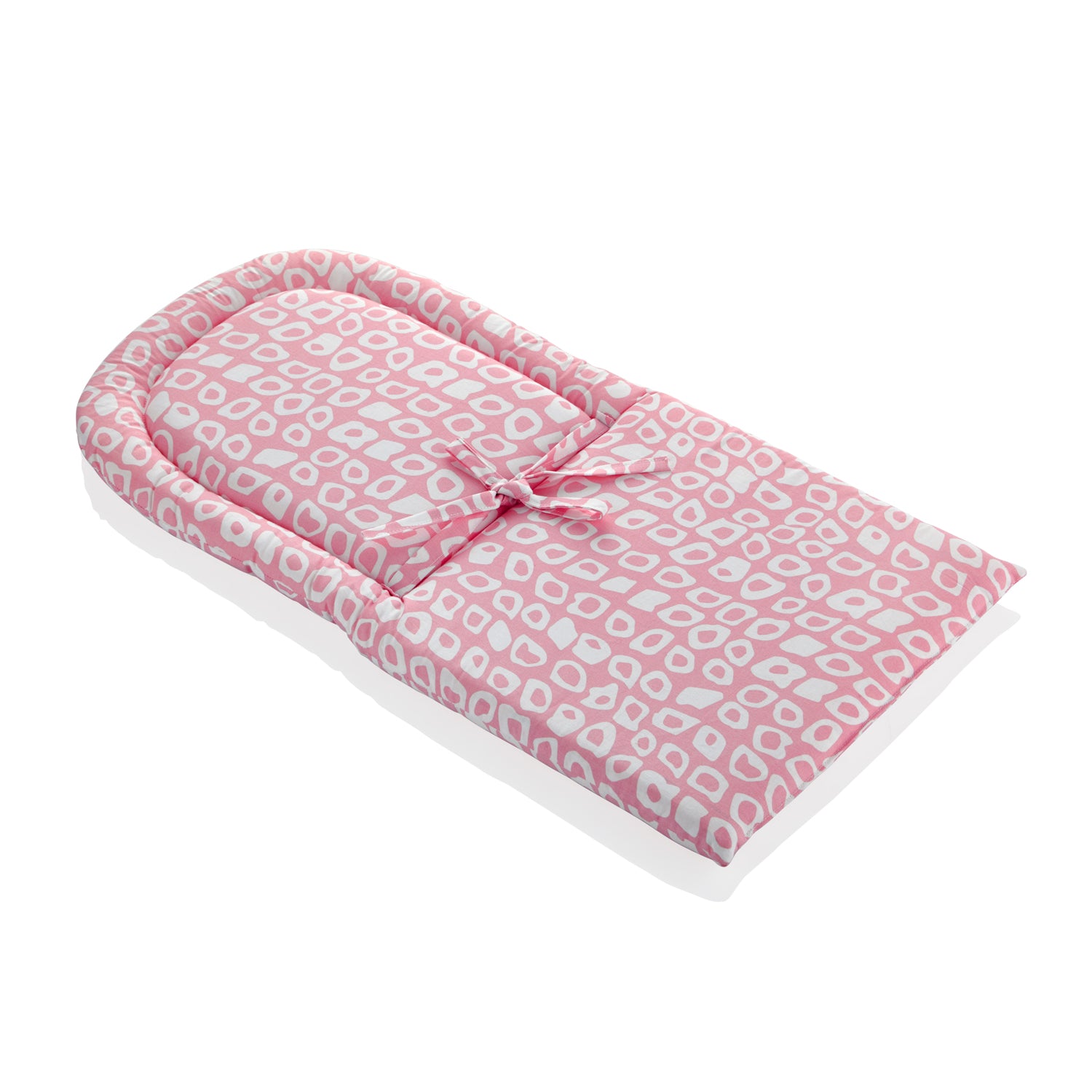 Babyjem High Chair Pad - Pink Square Design