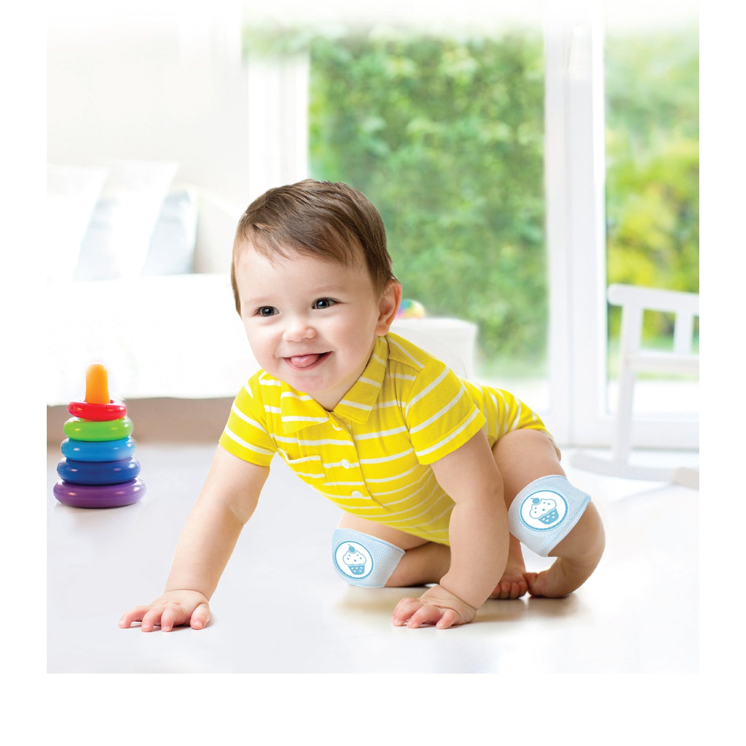 Babyjem Knee Ped - Blue