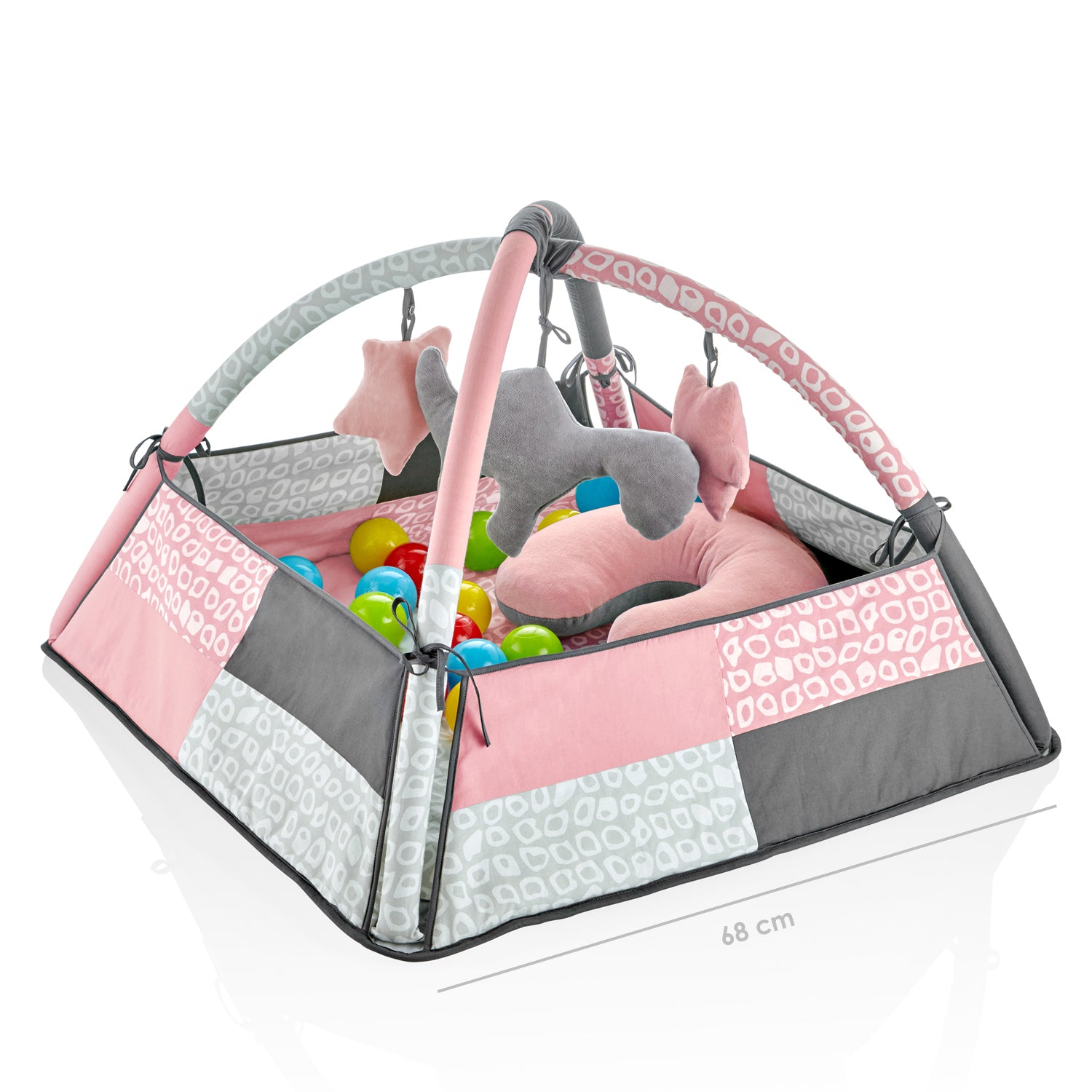 Babyjem Play Mat With Balls - Pink
