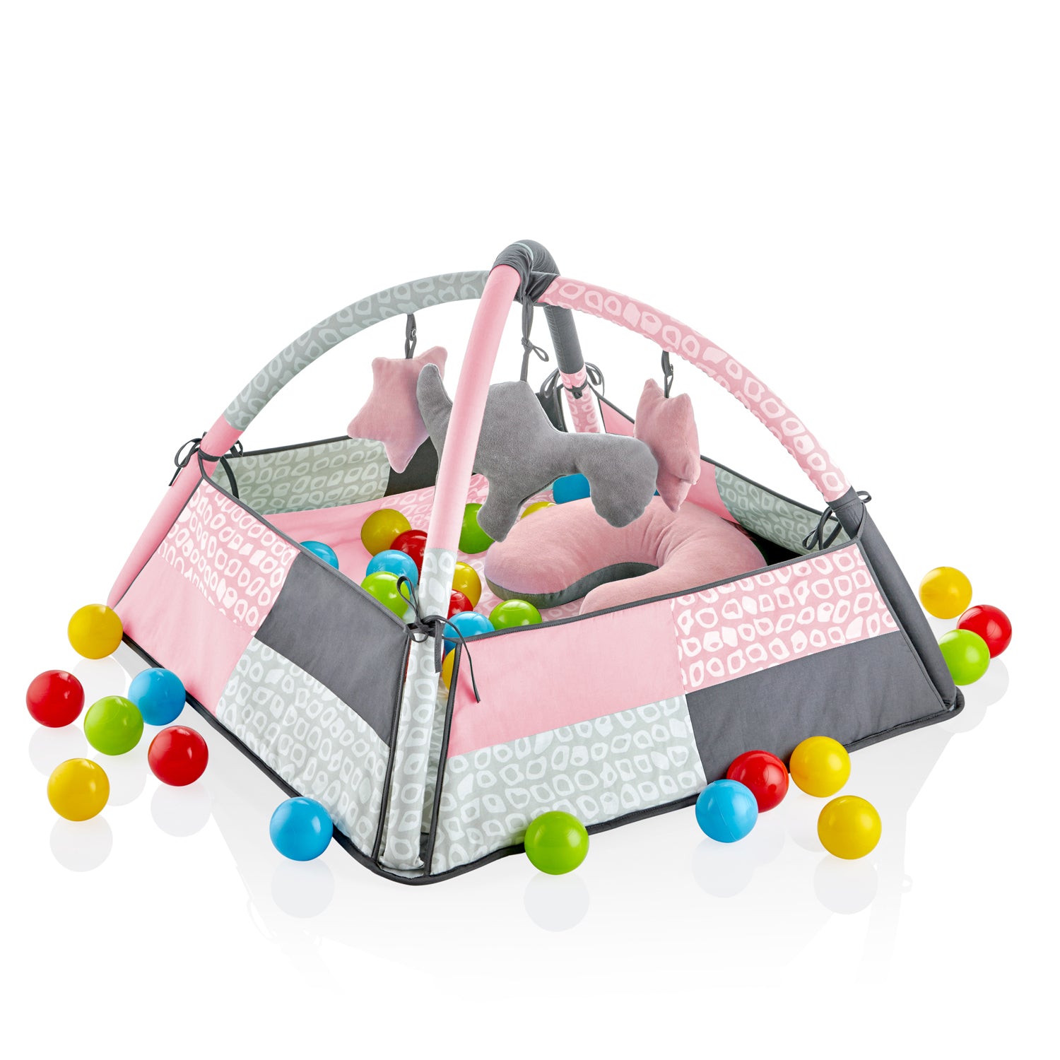Babyjem Play Mat With Balls - Pink