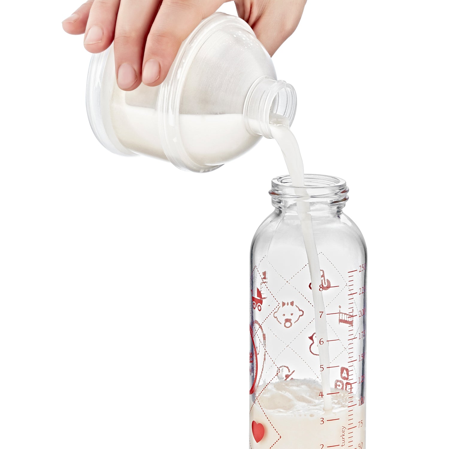Babyjem Powder Food Container - White