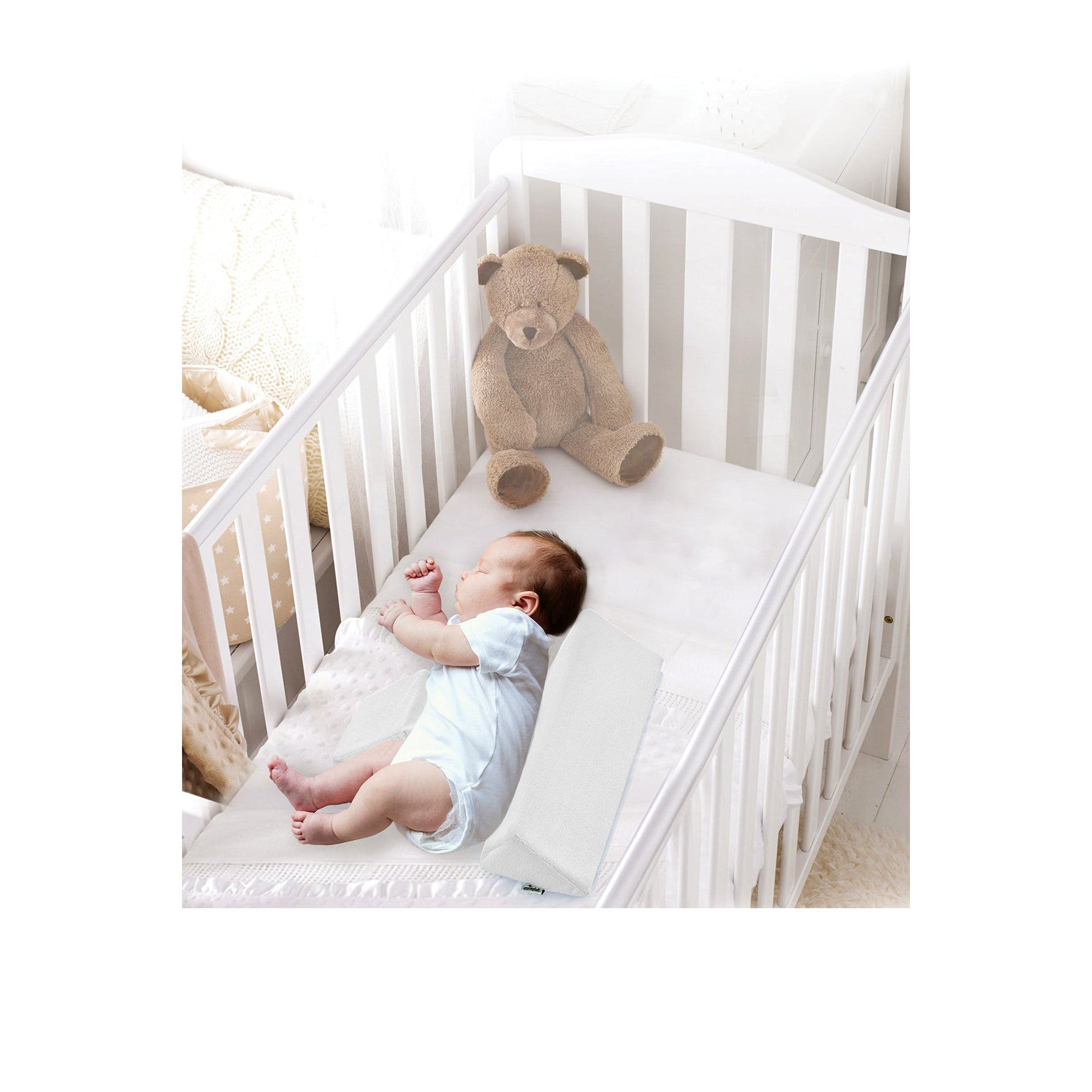 Babyjem Side Sleep Pillow - White