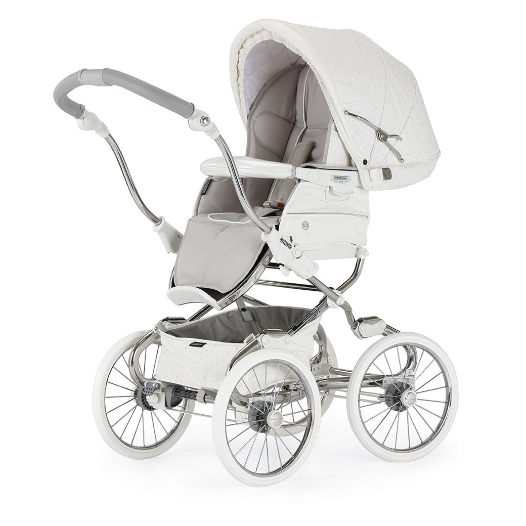 Bebecar PR Stylo Class + Bag + Car Seat - SP951 (White)