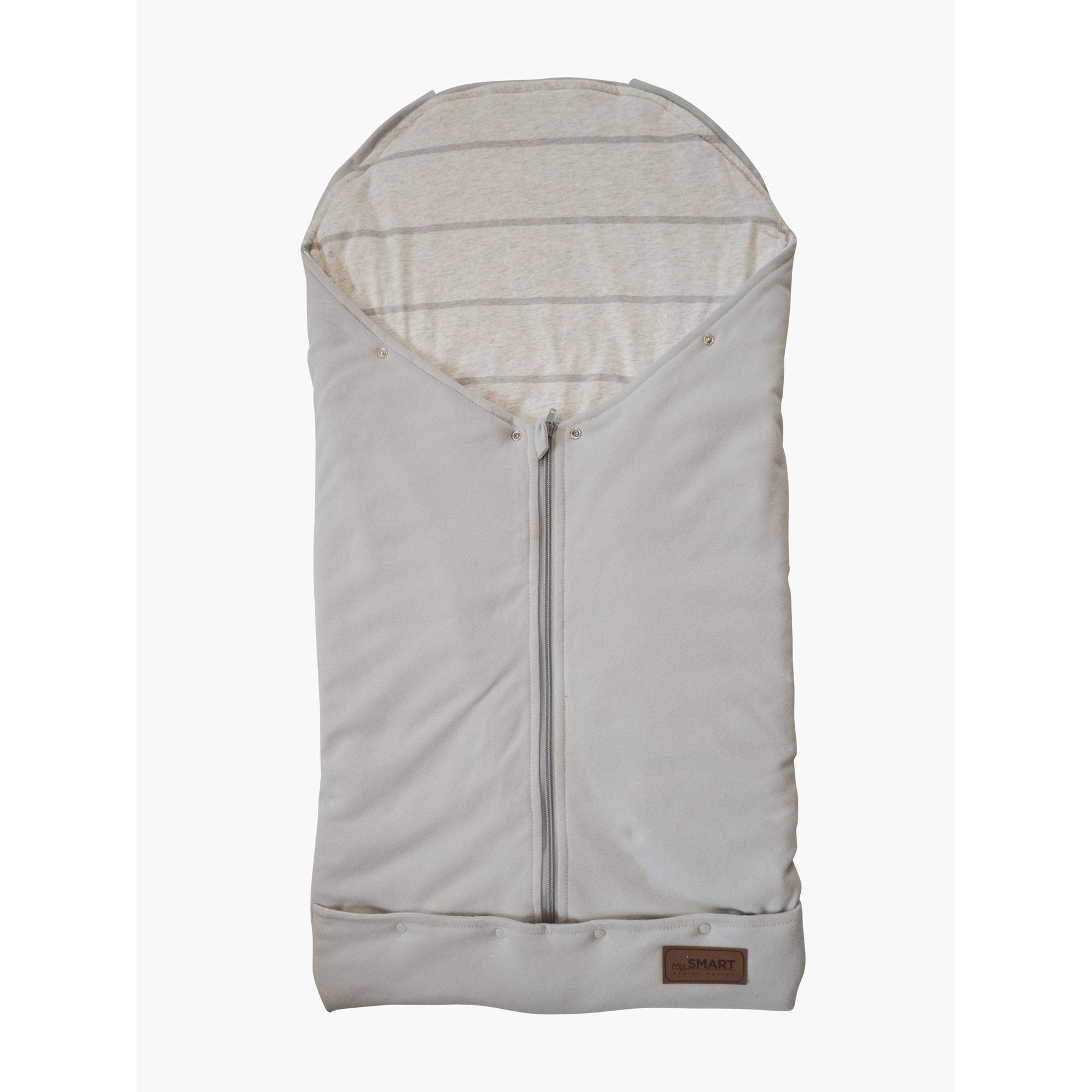 My Teddy My Smart Baby Blanket - Grey With Stripes