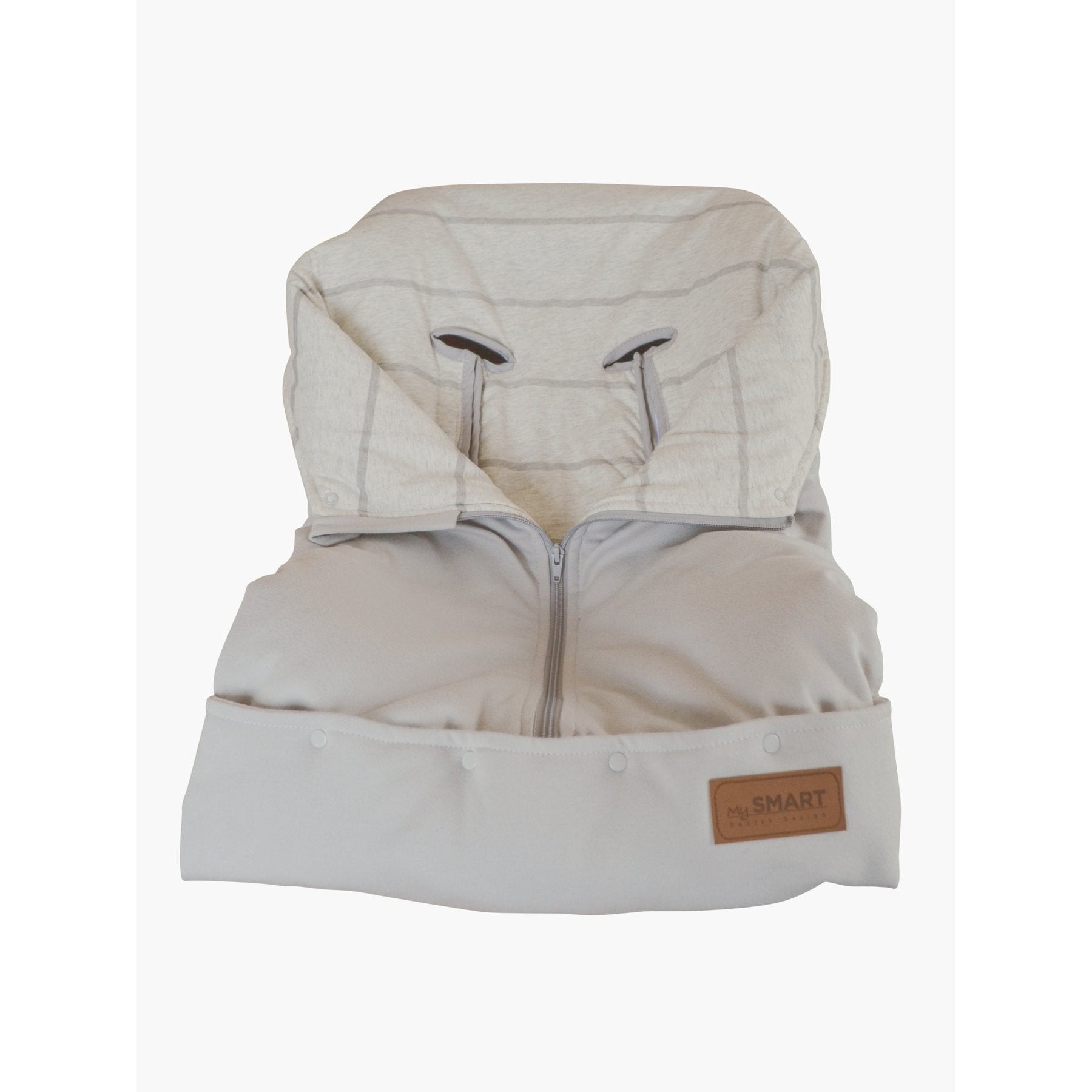 My Teddy My Smart Baby Blanket - Grey With Stripes