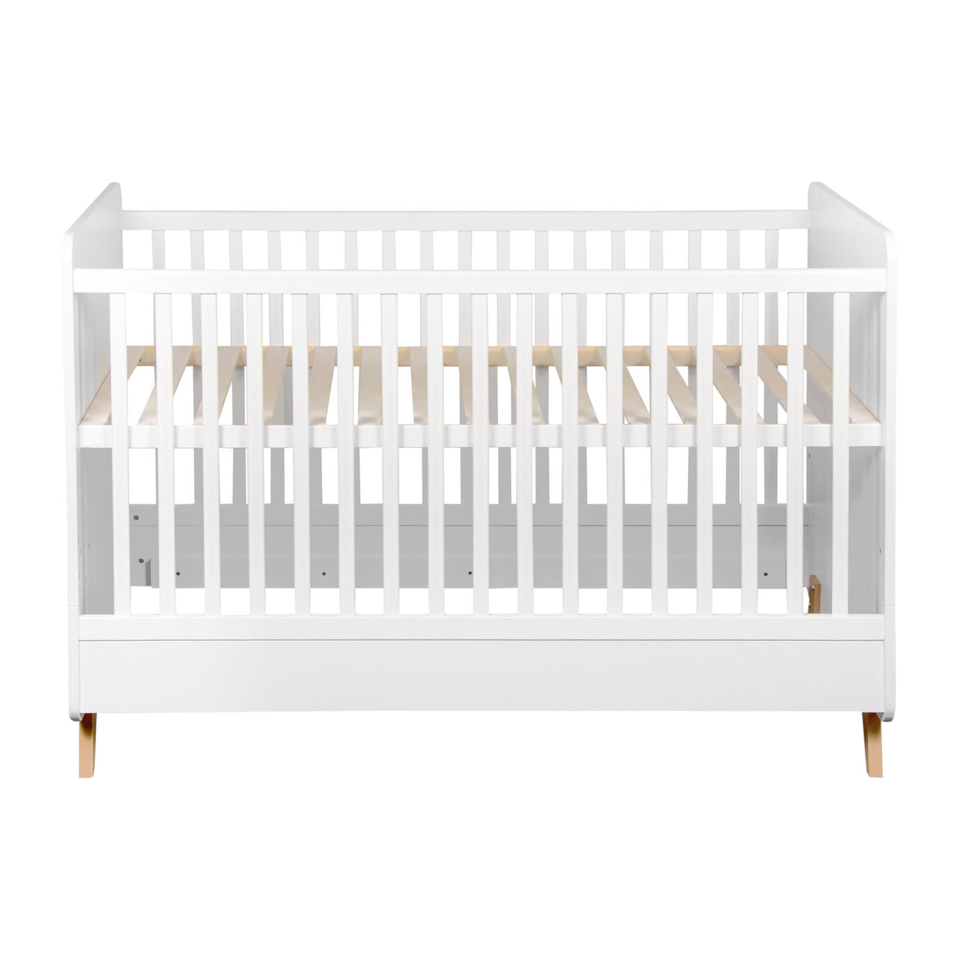Quax Loft White Cot 140 x70 / Transform to toddler bed