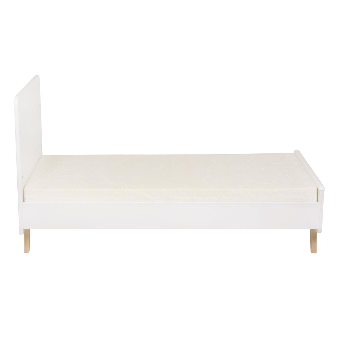 Quax Loft White Cot 140 x70 / Transform to toddler bed
