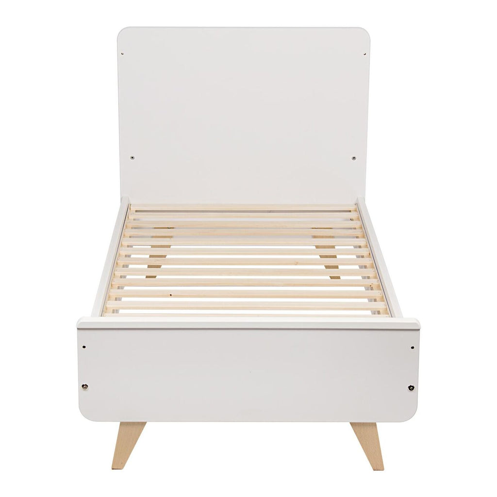 Quax Loft White Cot 140 x70 / Transform to toddler bed
