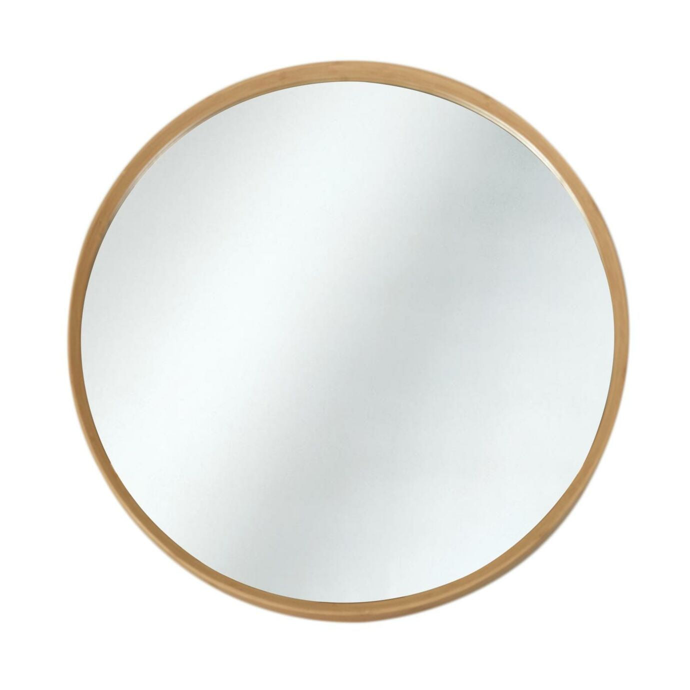 Quax Round Bamboo Wall Mirror