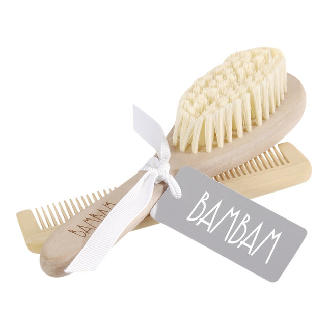 Bambam Eco Friendly Brush & Comb On DisplayCard