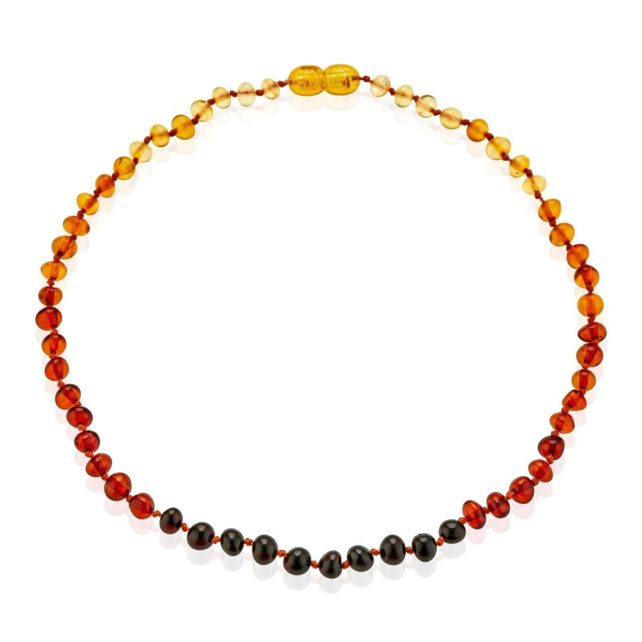 Babyjem Amber Necklace - Rainbow
